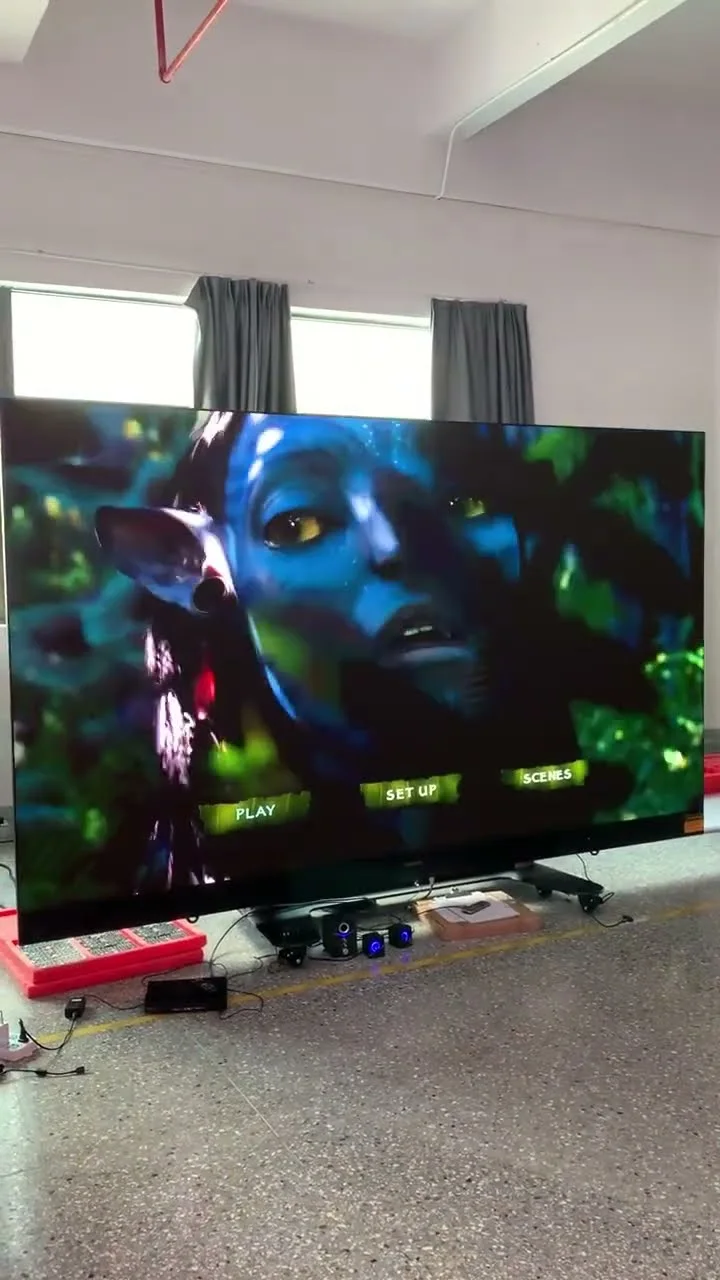 135" Foldable LED Screen — 4K Display Quality Demo #Shorts