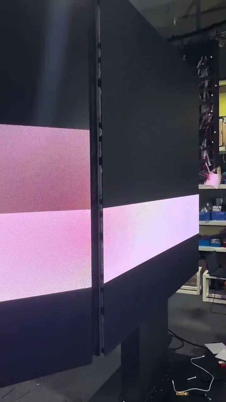 135" Foldable Lifting LED Screen — Factory Calibration & Test #Shorts