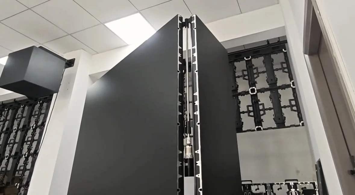 FoldLift system being handled by a crew member
