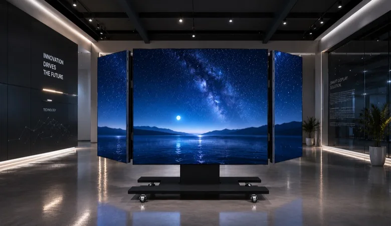 Large-scale kinetic LED landmark