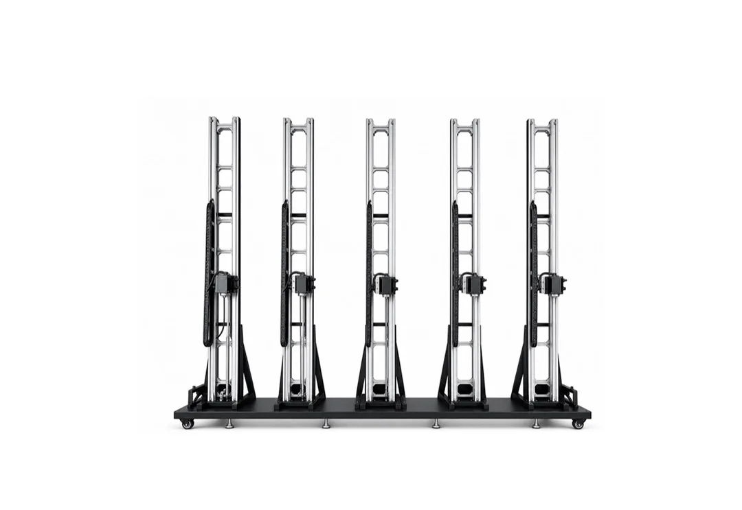 Motion Platforms Interactive sliding rail LED platform