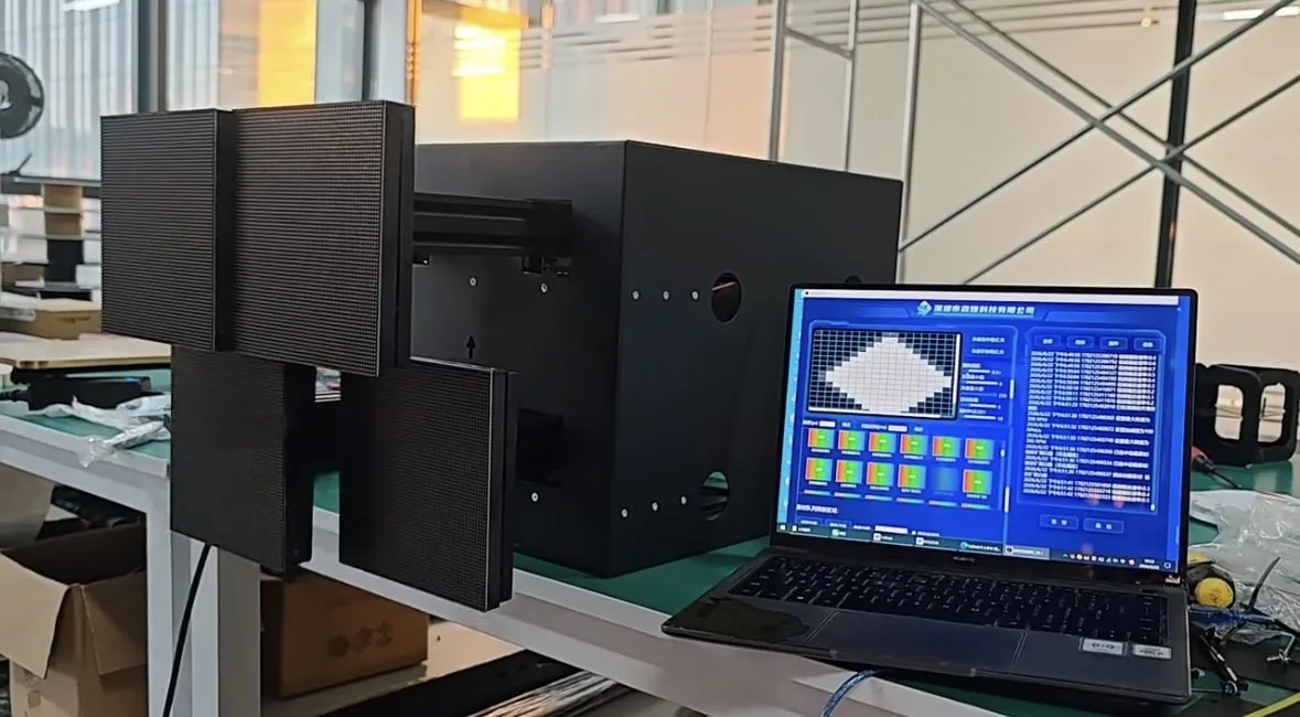 Telescopic Wave Screen Platform — silent, fast, precise Telescopic wave screen modules extending at speed on the platform