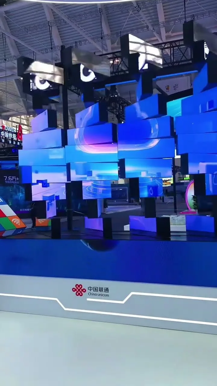 4×10 Rotating LED Tower — China Unicom Brand Activation #Shorts