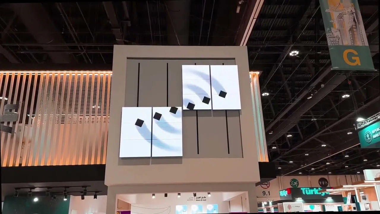 Boost Foot Traffic by 40%: 12-Group Synchronized Kinetic LED Display for Public Spaces