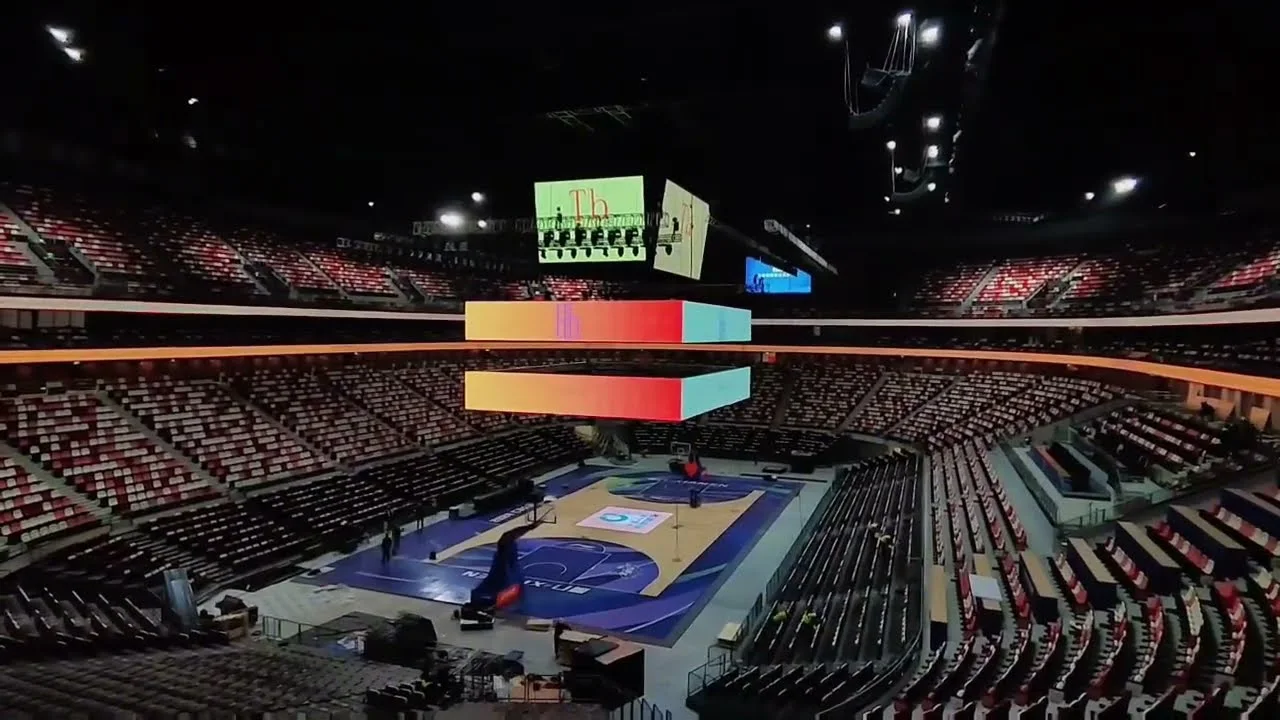 Double-Layer Kinetic LED Lifting Rings | Dreamlike Visual Atmosphere for Arenas